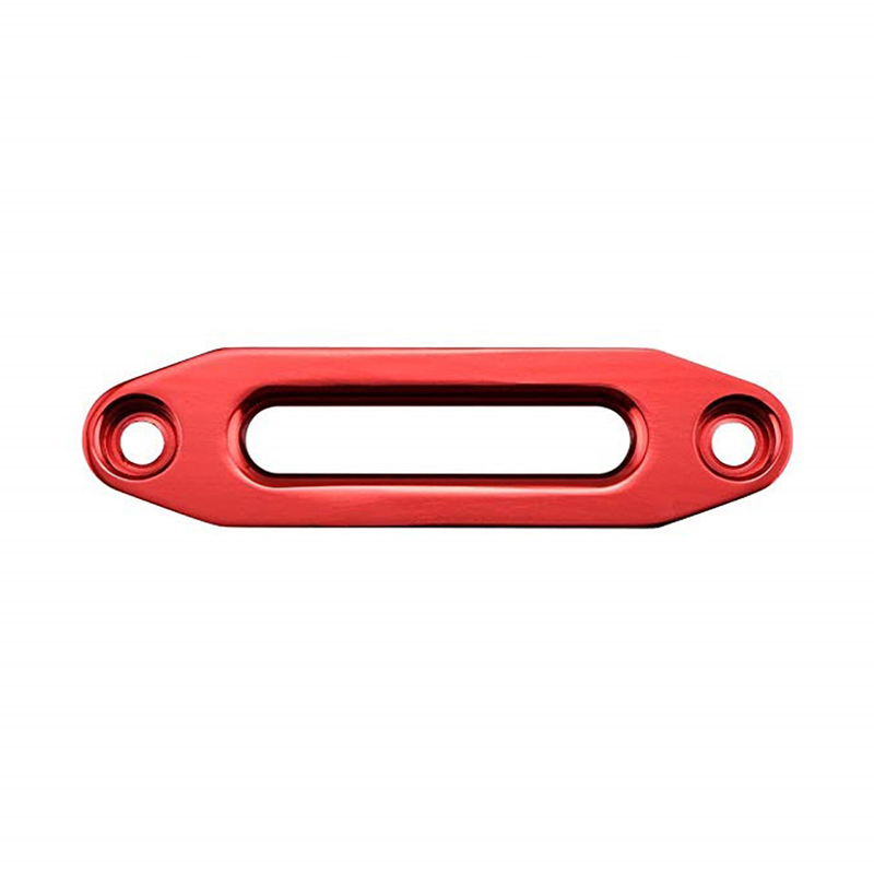 Red Synthetic Rope Hawse Winch Fairlead 8000 Lbs Less Bondage Friction
